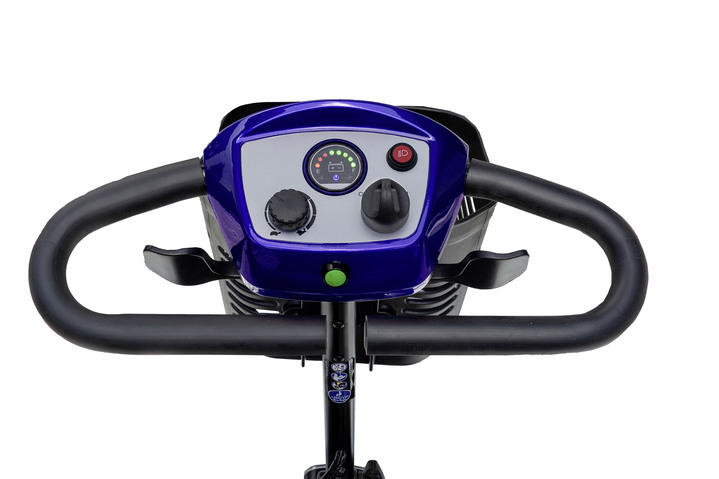 Elektromobile - 4-Rad-Roller von Econelo mit elektromagnetischer Bremse, in Farbe BLAU Ansicht 1