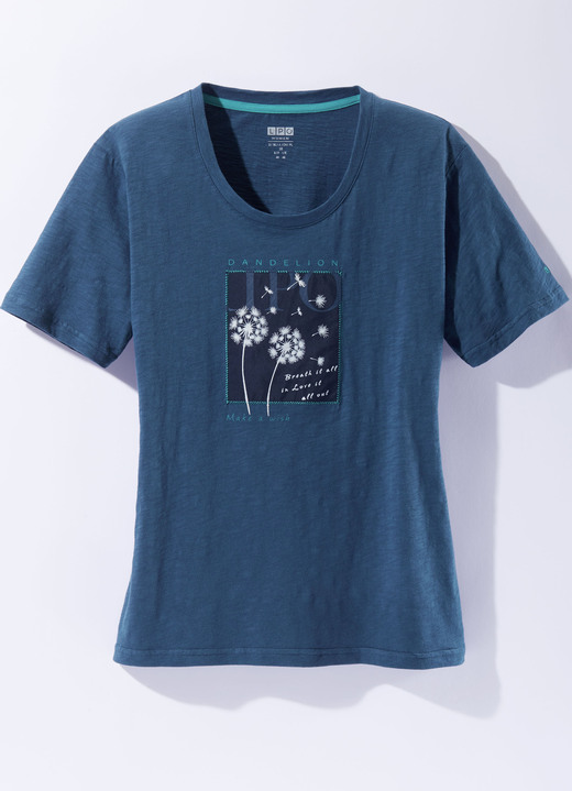 Homewear & Freizeitmode - Shirt von „LPO“ in 3 Farben, in Größe 036 bis 050, in Farbe PETROL Ansicht 1