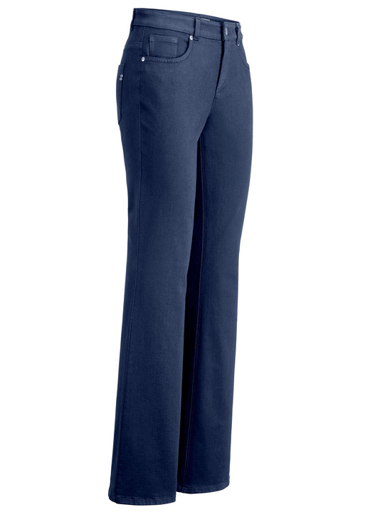 Ascari - Magic-Jeans mit modisch weiterem Beinverlauf, in Größe 017 bis 088, in Farbe JEANSBLAU Ansicht 1