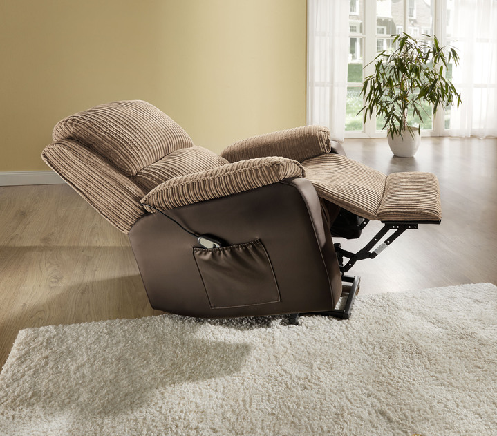 TV-Sessel / Relax-Sessel - Relaxsessel mit Aufstehhilfe, in Farbe BRAUN-CREME Ansicht 1