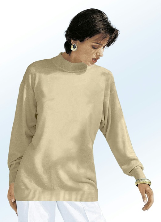 - Pullover mit Combi-Wollsiegel, in Größe 036 bis 050, in Farbe SAND
