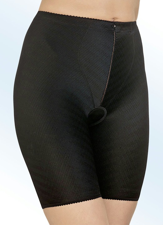 Miederhosen - Felina Miederhose mit langem Bein, in Größe 070 bis 115, in Farbe SCHWARZ Ansicht 1