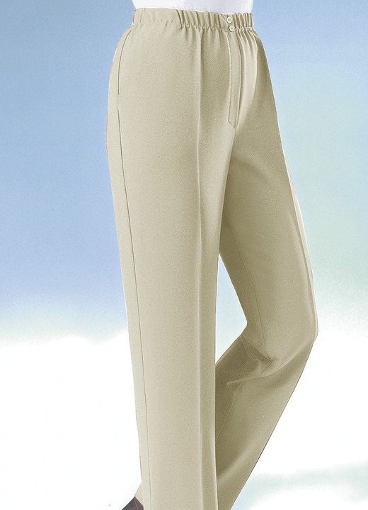 Hosen - Hose mit eingearbeiteter Tresortasche, in Größe 019 bis 054, in Farbe BEIGE Ansicht 1