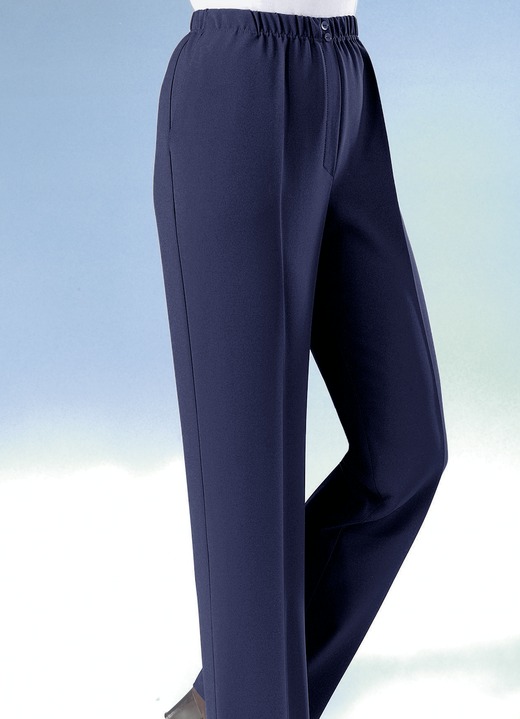 Hosen - Hose mit eingearbeiteter Tresortasche in 9 Farben, in Größe 019 bis 054, in Farbe MARINE Ansicht 1