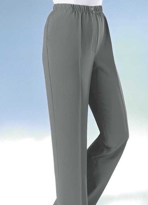 Hosen - Hose mit eingearbeiteter Tresortasche, in Größe 020 bis 056, in Farbe MITTELGRAU MEL Ansicht 1