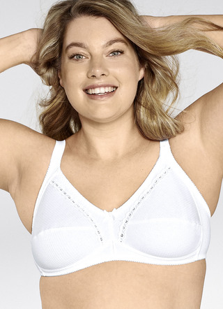 Naturana Zweierpack  BH mit dekorativem Spitzenband in den Cups