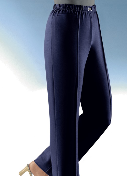 Hosen in Schlupfform - Hose in Schlupfform in 8 Farben, in Größe 019 bis 054, in Farbe MARINE Ansicht 1