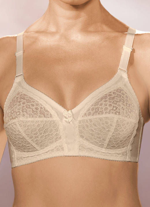 Soft-BH - Format BH mit unterlegten Spitzencups, in Größe 075 bis 110, in Cup A, in Farbe HAUT Ansicht 1