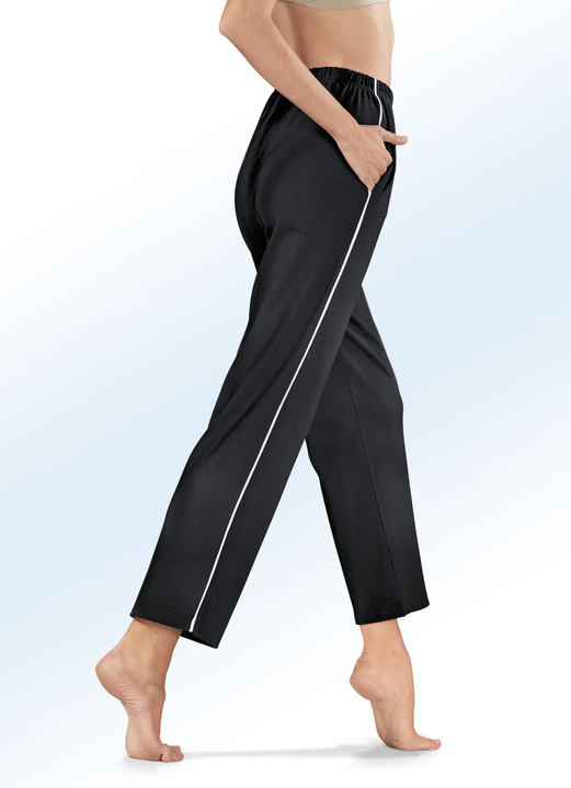Hosen - Hose für Sport und Freizeit, in Größe 018 bis 058, in Farbe SCHWARZ Ansicht 1