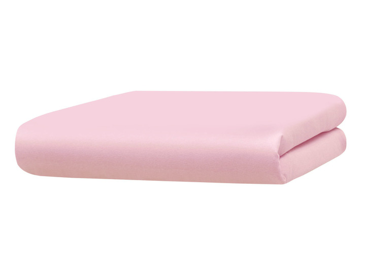 Spannbetttücher - Spannbetttücher aus hochwertiger Microfaser-Qualität, in Größe 133 (2 Spannbetttücher, 100/200 cm) bis 138 (1 Spannbetttuch, 180/200 cm), in Farbe ALTROSA Ansicht 1