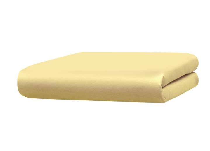 Spannbetttücher - Spannbetttücher aus hochwertiger Microfaser-Qualität, in Größe 133 (2 Spannbetttücher, 100/200 cm) bis 138 (1 Spannbetttuch, 180/200 cm), in Farbe LIMONE Ansicht 1