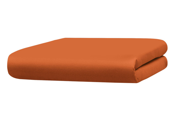 Spannbetttücher - Hochwertiges und flauschiges Spannbetttuch in 2 Qualitäten, in Größe 133 (1x 90–100/200 cm) bis 938 (1x 180–200/200 cm), in Farbe TERRA Ansicht 1