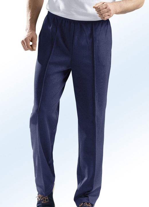 Freizeithosen - Freizeithose in 6 Farben, in Größe 023 bis 062, in Farbe DUNKELJEANS Ansicht 1