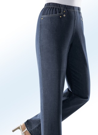 Jeans aus Soft-Denim in 6 Farben