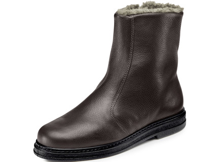 Stiefelette mit warmem Lammfellfutter