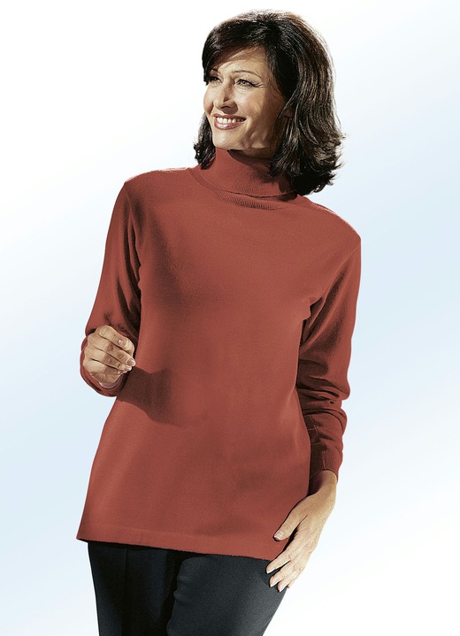 - Kombifreundlicher Pullover, in Größe 040 bis 060, in Farbe TERRA