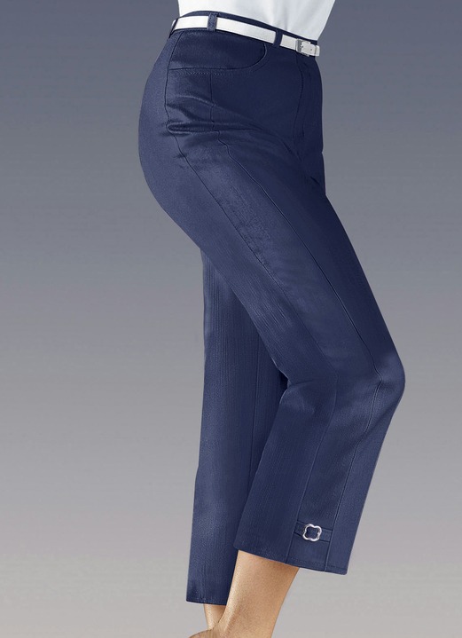 Hosen - Hose in 7/8 Länge, in Größe 018 bis 058, in Farbe JEANSBLAU Ansicht 1