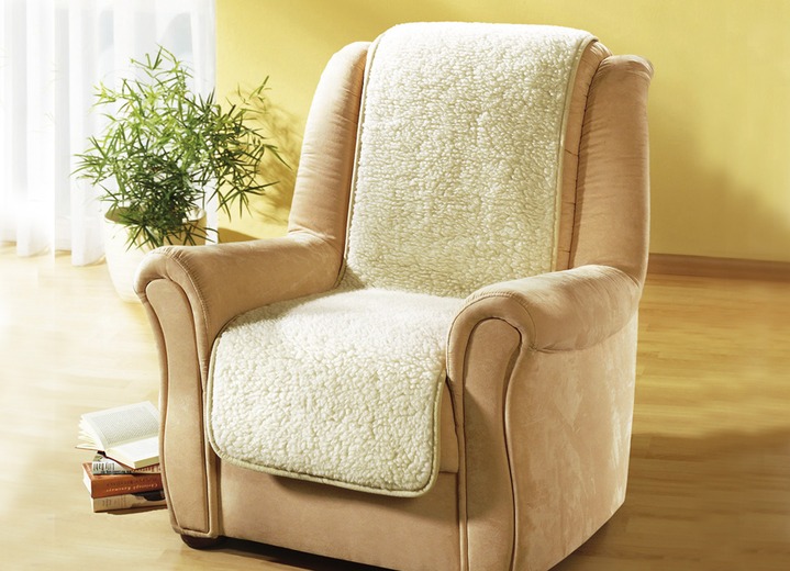 Sessel- & Sofaüberwürfe - Strapazierfähiger Sesselschoner von Licardo, in Farbe NATUR Ansicht 1