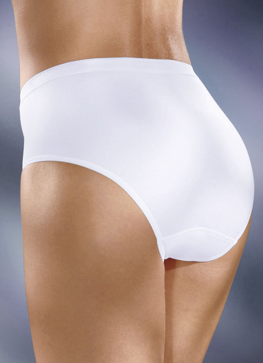 Slips - Speidel Viererpack Slips ohne Seitennähte, in Größe 040 bis 050, in Farbe WEISS Ansicht 1
