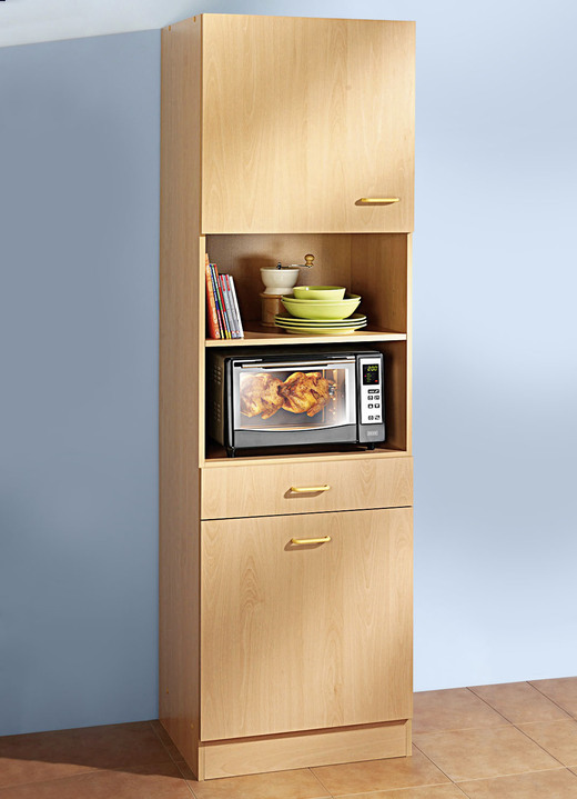 Küchenmöbel - Mikrowellen-Schrank, in Farbe WEISS