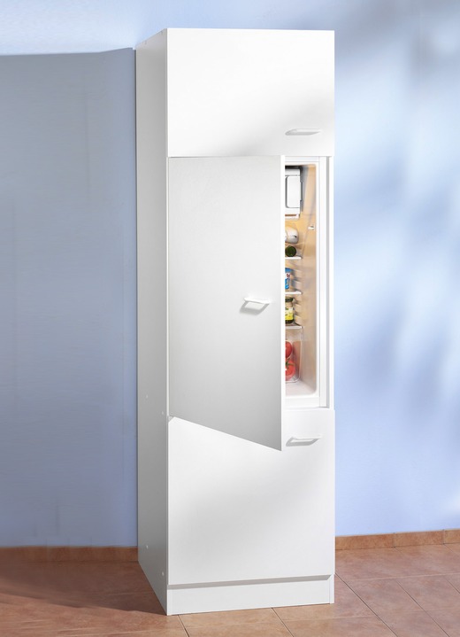 Küchenmöbel - Kühlschrankumbau, in Farbe WEISS Ansicht 1