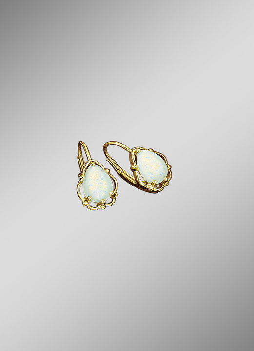 Ohrschmuck - Ohrringe mit Opal, in Farbe  Ansicht 1