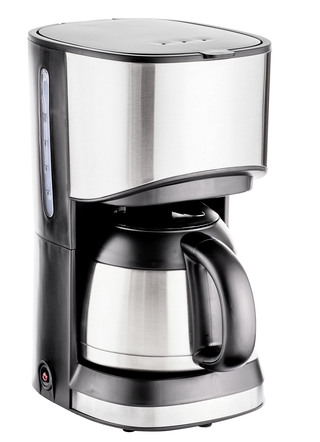 Kaffeemaschine mit Thermokanne und Permanentfilter