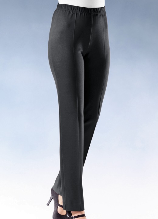 Hosen in Schlupfform - Hose in 9 Farben, in Größe 019 bis 245, in Farbe SCHWARZ Ansicht 1