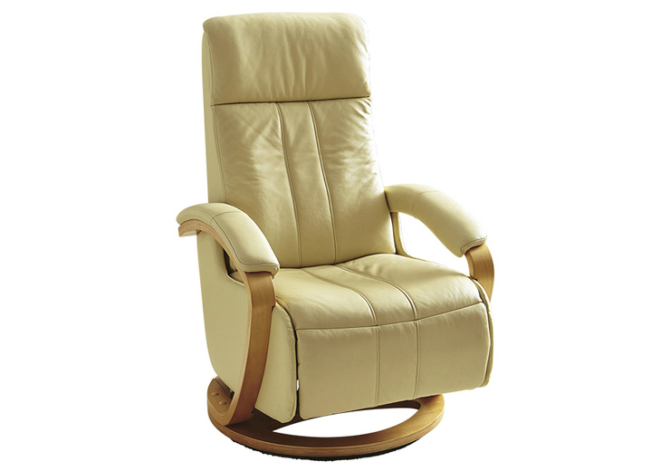TV-Sessel / Relax-Sessel - Relaxsessel mit Fußstütze, in Farbe CREME Ansicht 1