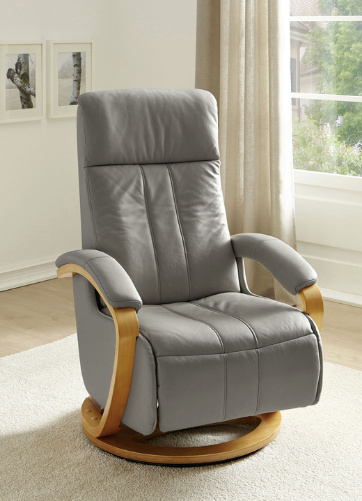 TV-Sessel / Relax-Sessel - Relaxsessel mit Fußstütze, in Farbe GRAU Ansicht 1