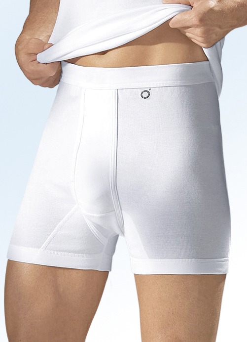 Slips & Unterhosen - Pfeilring Dreierpack Unterhosen aus Feinripp, weiß, in Größe 005 bis 013, in Farbe WEISS Ansicht 1
