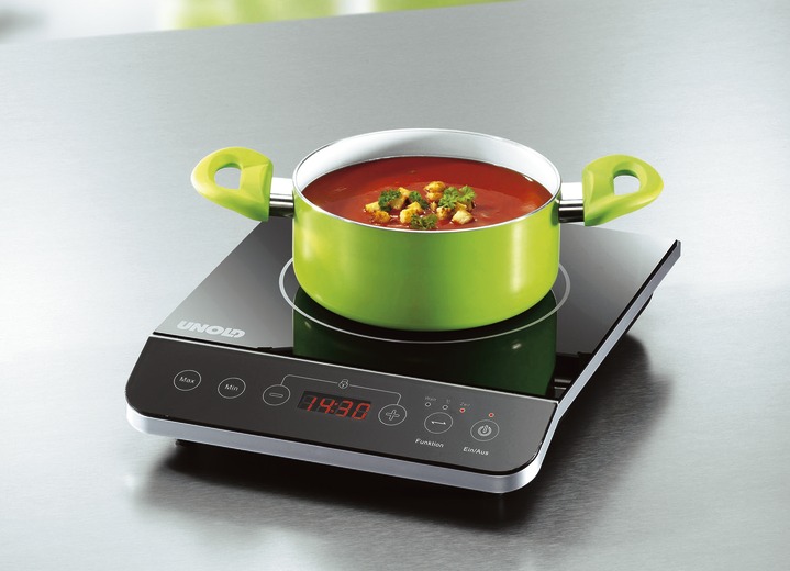 Kochen & Grillen - UNOLD Induktions-Kochplatte, in Farbe SCHWARZ Ansicht 1