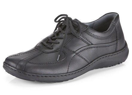Waldläufer, bequeme Herren-Schnürschuhe, Weite H, mit herausnehmbarem Fußbett