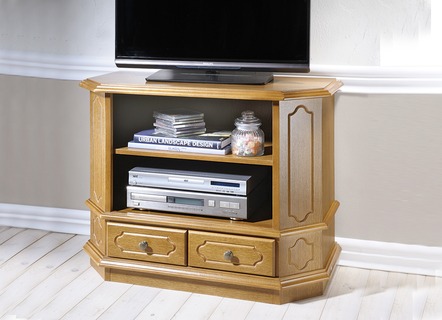 Trapezförmige TV-Phono-Kommode