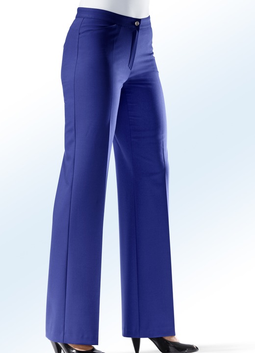 Hosen - Hose im schicken Business-Style, in Größe 018 bis 096, in Farbe ROYALBLAU Ansicht 1