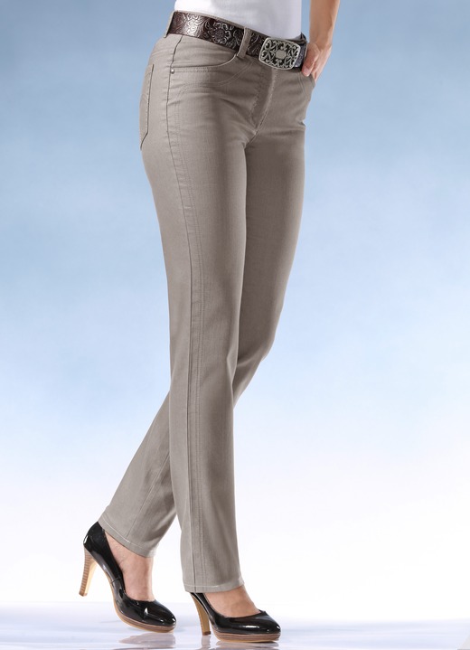 Hosen - Power-Stretch-Jeans, in Größe 018 bis 092, in Farbe TAUPE Ansicht 1