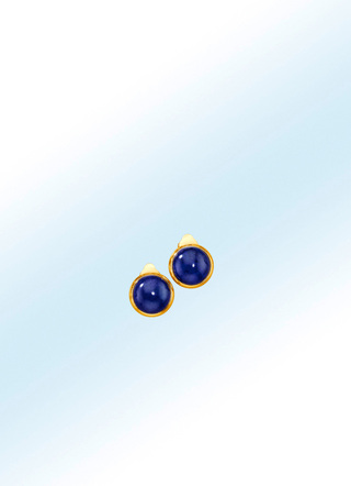 Ohrstecker, echt Lapislazuli