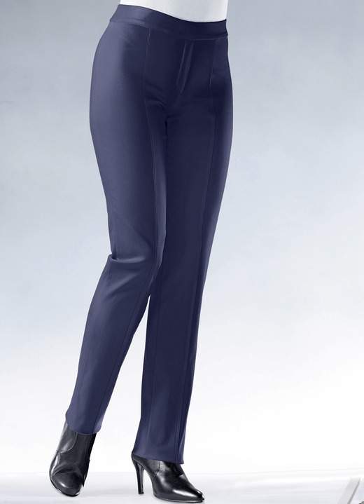 Hosen - Soft-Stretch-Hose, in Größe 018 bis 096, in Farbe MARINE Ansicht 1