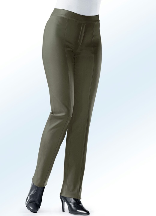 Hosen - Soft-Stretch-Hose, in Größe 018 bis 096, in Farbe OLIV Ansicht 1