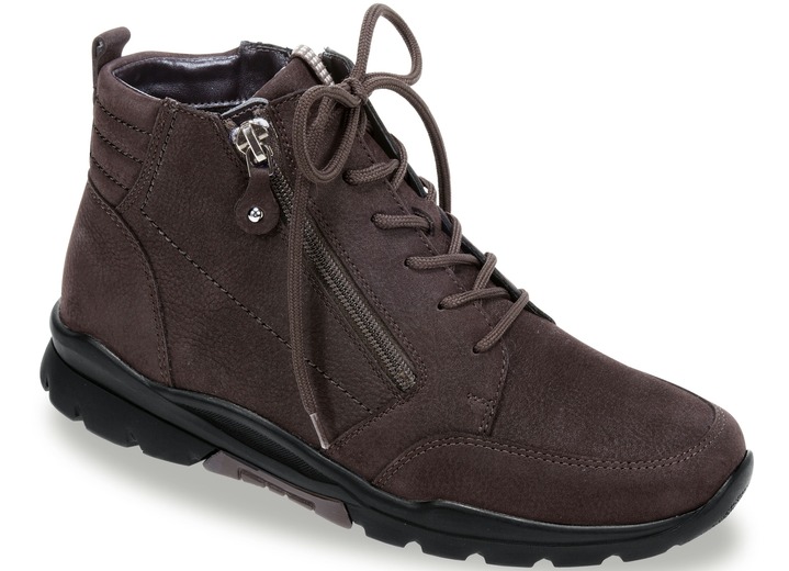 Schnur Stiefelette In 4 Farben Mit Herausnehmbarem Fussbett Weite H