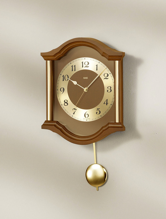 Uhren - Wanduhr aus Holz, in Farbe EICHE Ansicht 1