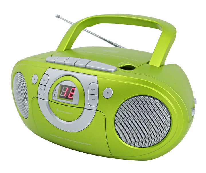 - CD-Radio mit Kassette, in Farbe GRÜN