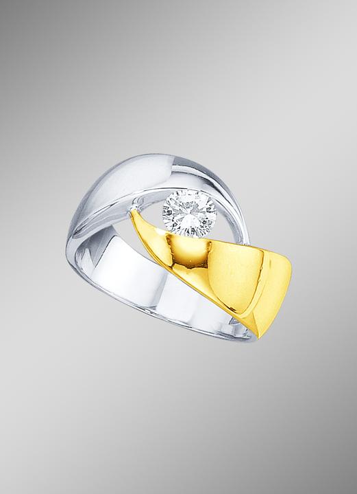 Ringe - Solitär Brillant Damenring, in Größe 160 bis 220, in Farbe