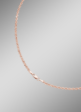 Kordelkette in Roségold
