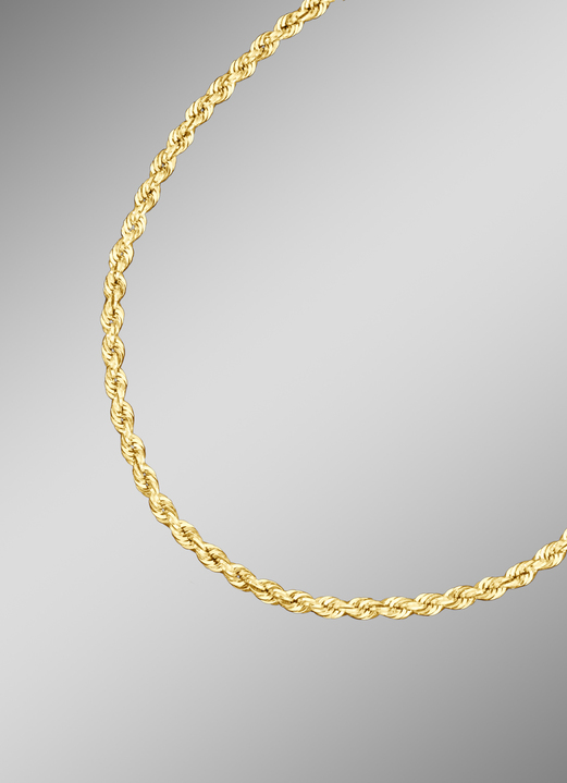 - Elegante Kordelkette aus Gold, in Farbe  Ansicht 1