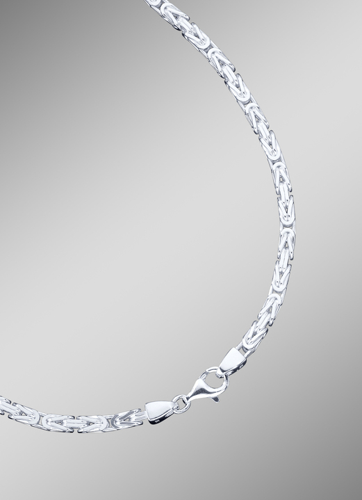 Halsketten - Königsketten-Garnitur aus Silber, in Farbe , in Ausführung Halskette, 50 cm Ansicht 1