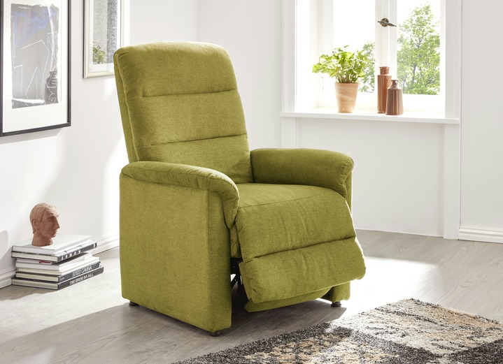 TV-Sessel / Relax-Sessel - Relax-Sessel mit doppelter Federung, in Farbe GRÜN Ansicht 1