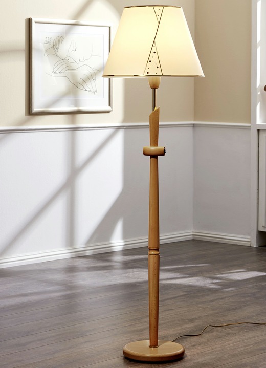 Lampen & Leuchten - Stehleuchte in verschiedenen Ausführungen, in Farbe EICHE, in Ausführung Stehleuchte Ansicht 1