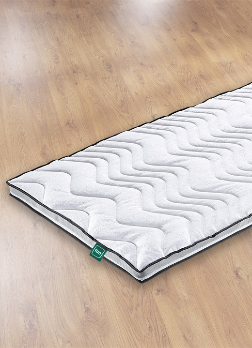 Matratzen & Topper - f.a.n. 7-Zonen-Kaltschaum-Topper Qualität Premium, in Größe 129 (80/190 cm) bis 138 (180/200 cm), in Farbe