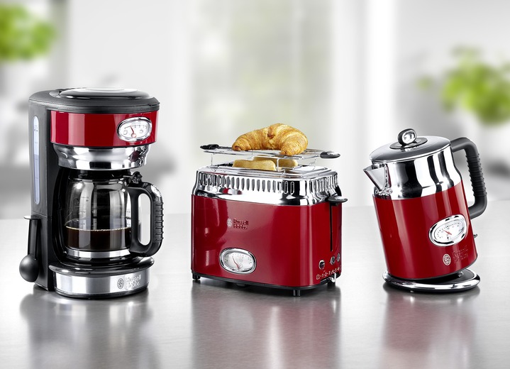 - Russel Hobbs Frühstücksserie Retro, in Farbe ROT, in Ausführung Toaster